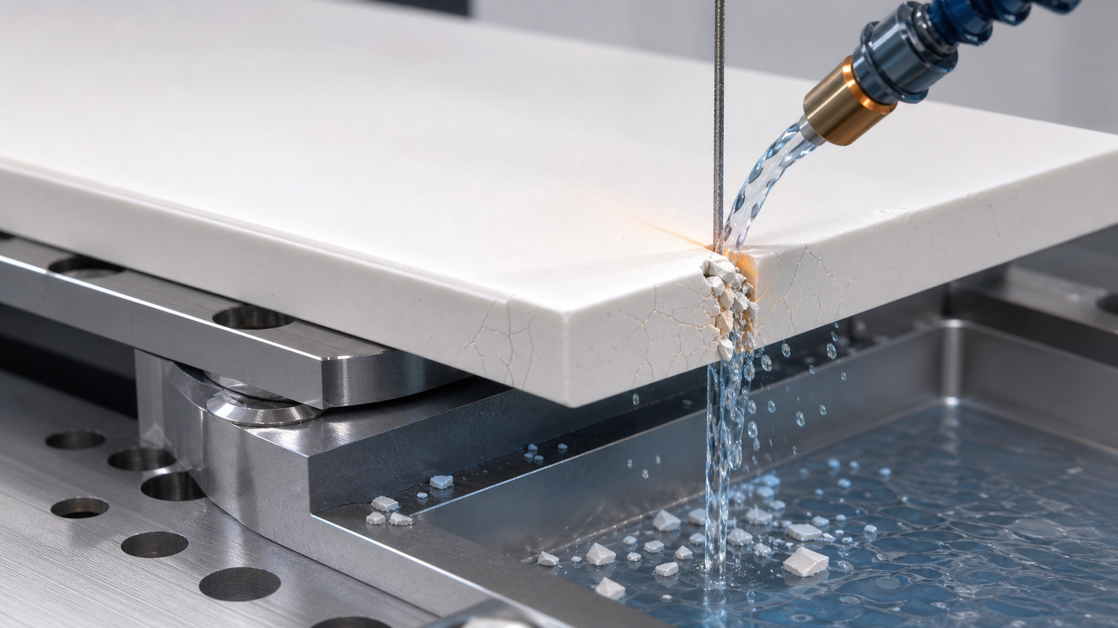 Advanced ceramic substrate cutting defects including edge chipping microcracks and coolant control