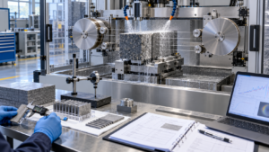 Factory acceptance test of a diamond wire saw with samples, instruments and data